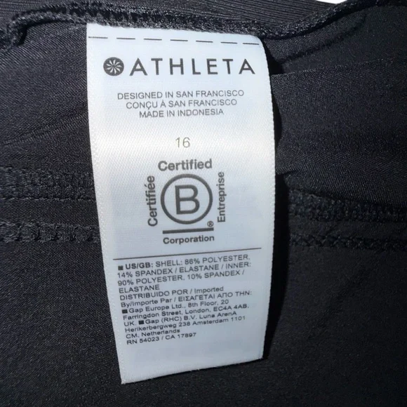 NWT ATHLETA Brooklyn Skort 16” - Black 16 - Picture 7 of 11